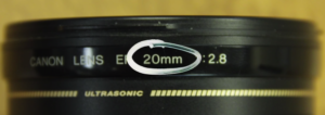 20 MM Focal Length Lens